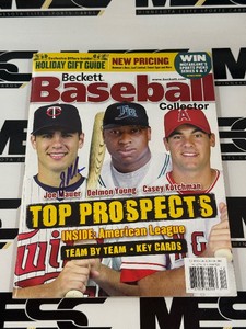 Joe Mauer Autofraph Beckett Magazine - Minnesota Twins
