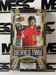 2023-24 Upper Deck Series Two 12 Pack Hockey Hobby Box - NewSealed w Young Guns Cards