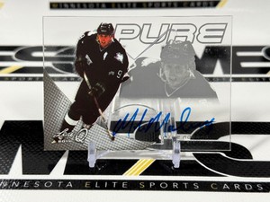 Mike Modano Autograph 2014 Leaf Q Pur #P-MM1 Hockey Card