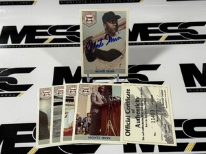 Monte Irvin Auto Set Front Row Sports All-Time Greats Baseball 25,000