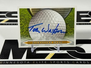 Tom Watson Autograph Golf Signature Card