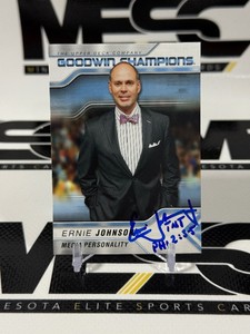 Ernie Johnson Autograph Goodwin Champions Trading Card