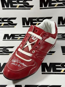Rod Carew Autograph w HOF Inscription Vintage Pony Baseball Cleat - Minnesota Twins