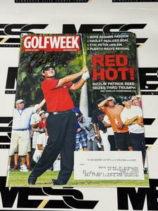 Patrick Reed Autograph w Authenticity Golfweek Magazine