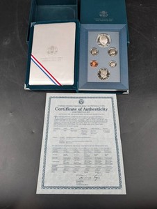 United States Mint 1990 Prestige Set With Certificate
