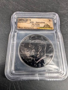 ICG Genuine Black Ruthenium Ike Dollar