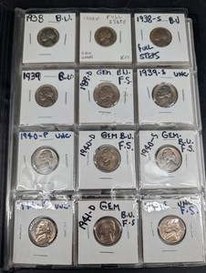 1940-P & 1941-P Jefferson Nickels (Lot of 2)