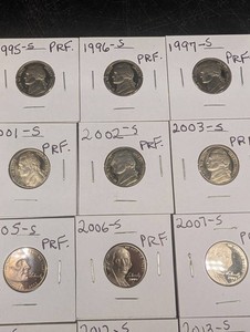 28 Proof Kennedy Half Dollars 1995-S-2020-S