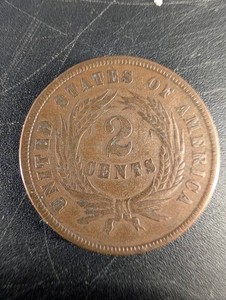 1865 United States Two-Cent Coin