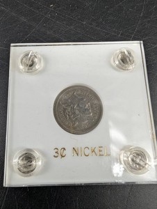 1869 3-Cent Nickel in Holder