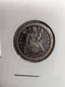 1853 United States One Dime Coin