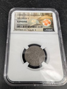 1898 Germany 10 Pfennig Wilhelm II NGC Genuine