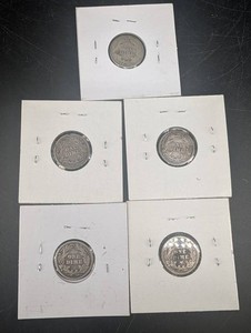 Barber Dimes - 1897, 1899, 1908, 1910 & 1913 (Lot of 5)