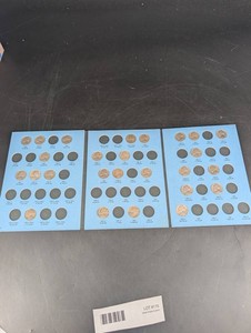 Lincoln Wheat Cent Collection 1938-1961 - 3 Pages