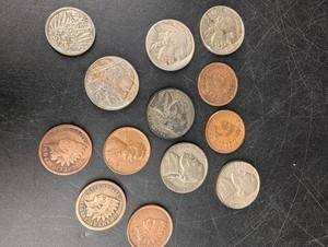 Vintage U.S. Indian Head Cents, Buffalo Nickels & Quarter (Lot of 13)