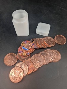 Assorted Copper Holiday & Wildlife Commemorative Rounds