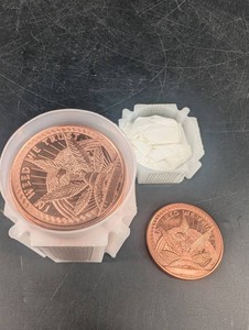 Copper Eagle & Caduceus Novelty Coins (Lot of 2)