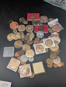Mixed Collection of Coins, Tokens, Medals & Novelty Currency