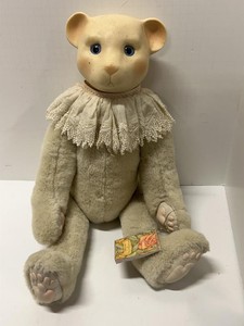 Wendy Brant Love and Roses Teddy Bear Paws Over the Rainbow 22in