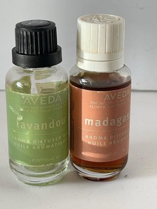 RARE Aveda Aroma Diffuser Oils Lavandou Madagascar 1 oz Fragrance Set