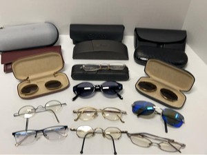 Vintage Eyeglasses & Sunglasses Mixed Lot With Cases Designer Styles
