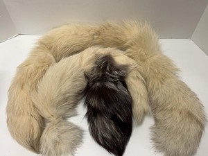 Mixed Lot Vintage Fur Accessories & Purple Handbag Costume Fashion