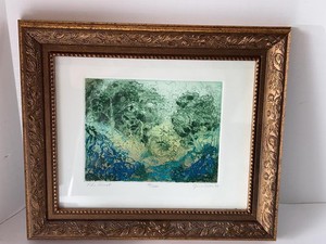 Gene Coon 80 The Forest Framed Limited Edition Etching 13x11