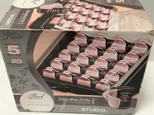 Remington T Studio Pearl Ceramic Heated Clip Setter 20 Rollers