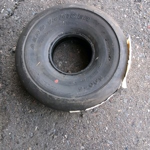 Airplane Tires plus dolly