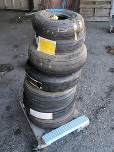 Airplane Tires plus dolly