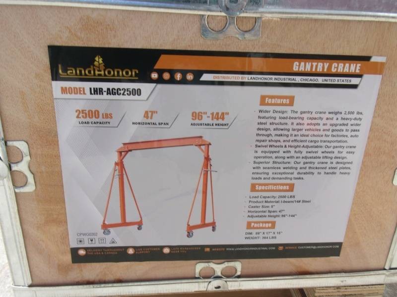 Landhoner Gantry Crane AGC2500