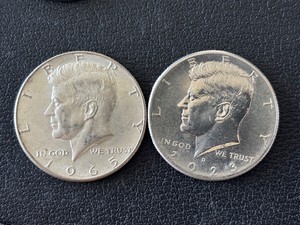 Kennedy Half Dollars 1 is 40% Silver