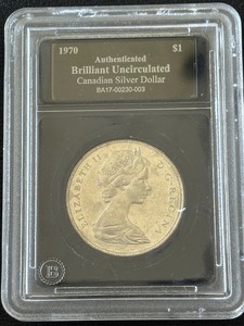 1970 Canada Silver Dollar Uncirculated