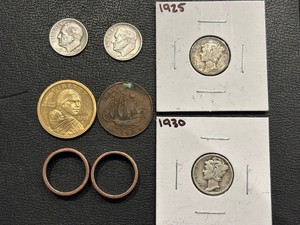 Silver Dimes, Rings Made From State Quarters, More