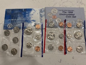 1998 and 1999 Mint Sets