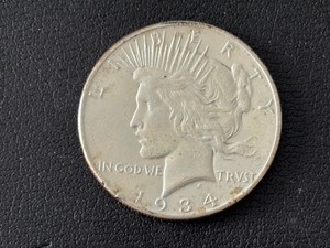 1934 Peace Dollar Tougher Date 954,057 Minted