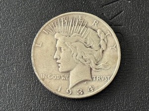 1934-S Peace Dollar KEY DATE 1,011,000 Minted