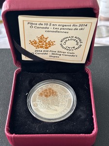 2014 Canada $10 Dollar Silver Coin