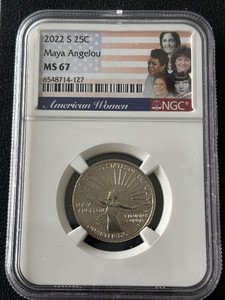 2022-S Maya Angelou Quarter NGC MS67