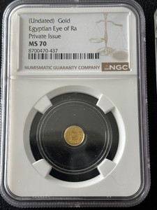 1500 Ounce .999 Fine Gold Round NGC MS70