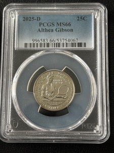 2025-D Althea Gibson Quarter PCGS MS66