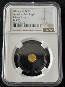 1500 Ounce .999 Fine Gold Round NGC MS70