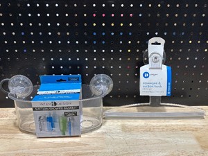 Shower Suction Basket & Squeegee