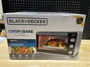 Black & Decker Crisp N Bake Pro 6 Slice Air Fry Toaster Oven
