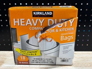 Heavy Duty Compactor & Kitchen Bags 18 Gallon