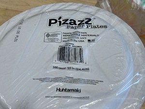 Pizazz 10 inch Paper Plates
