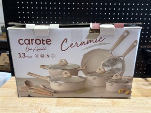 Carote 13 Piece Ceramic Pot and Pan Set