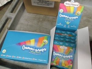 24 3 Oz gummi snaps jelly beans