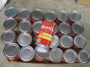 24 6 Oz cans of Hunts tomato paste