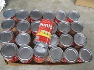 24 6 Oz cans of Hunts tomato paste